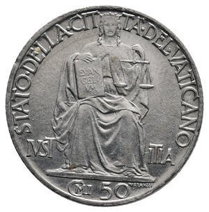 reverse: VATICANO - Pio XII - 50 Centesimi 1942