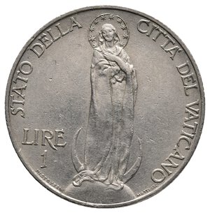 reverse: VATICANO - Pio XI - 1 Lira 1936