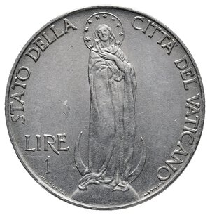 reverse: VATICANO - Pio XII - 1 Lira 1940