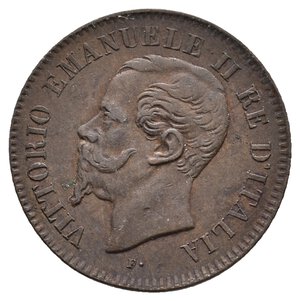 reverse: Regno d Italia - Vittorio Emanuele II - 2 Centesimi 1867 T RARA