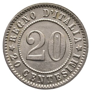 reverse: Regno d Italia - Umberto I - 20 Centesimi 1894 KB  SPL+