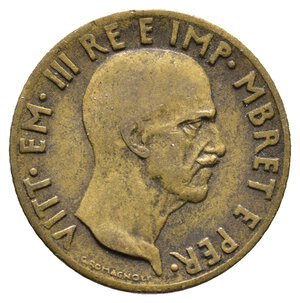 reverse: Colonia Albania - Vittorio Emanuele III - 0,05 Lek  1940