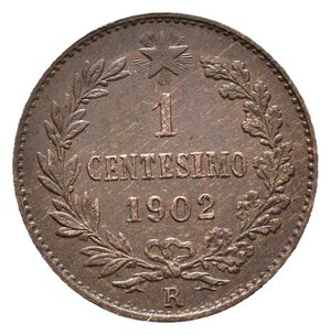 obverse: Regno d Italia - Vittorio Emanuele III - 1 Centesimo Valore 1902 MONETA ESTREMAMENTE RARA SPL