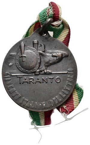 obverse: Medaglia Fascista Taranto - gioventu dei littoriali - diam.28 mm