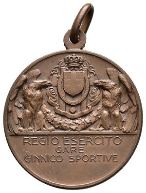 obverse: Medaglia Regio esercito gare ginnico sportive - diam.30 mm