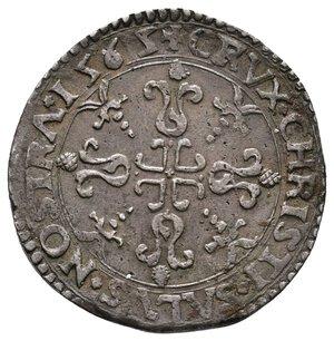 reverse: CASALE MONFERRATO -  Margherita e Guglielmo Gonzaga (1550-1566)  Bianco 1565 Conservazione eccelsa