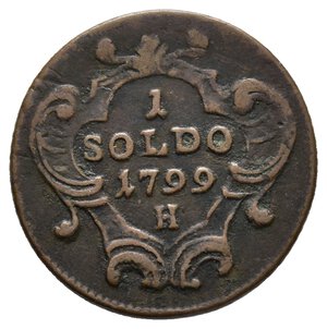 obverse: GORIZIA - 1 Soldo 1799 H