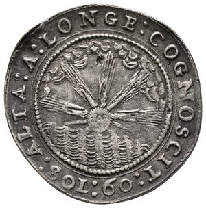 obverse: MANTOVA - Isabella Clara Gonzaga , reggenza per il figlio Ferdinando Carlo (1665-69) -  60 soldi 1666 RARA