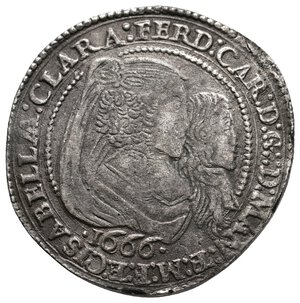 reverse: MANTOVA - Isabella Clara Gonzaga , reggenza per il figlio Ferdinando Carlo (1665-69) -  60 soldi 1666 RARA