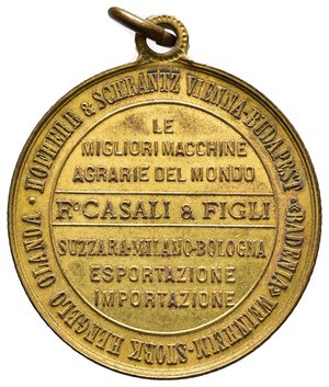 reverse: Medaglia fratelli Casali Suzzara (mn) - diam.31 mm