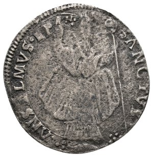 obverse: MANTOVA -  Vincenzo I Gonzaga (1587-1612)  - Lira con S.Anselmo