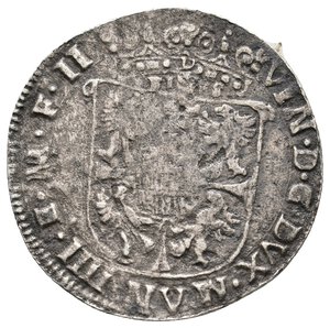 reverse: MANTOVA -  Vincenzo I Gonzaga (1587-1612)  - Lira con S.Anselmo