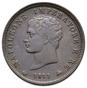 obverse: NAPOLEONE Imperatore d Italia - 1 Soldo 1811 M