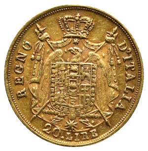 reverse: NAPOLEONE Imperatore d Italia - 20 Lire oro 1810 M