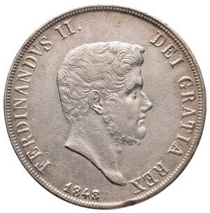 obverse: NAPOLI - Ferdinando II - 120 Grana argento 1848