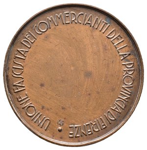 reverse: Medaglia Fascista Conf.Commercianti Firenze - diam.30,5 mm