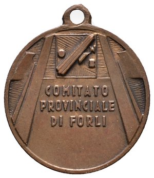 obverse: Medaglietta Comitato provinciale Forli  fascista - diam.25 mm