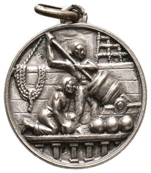 reverse: Medaglia Corvetta bombarda , argento