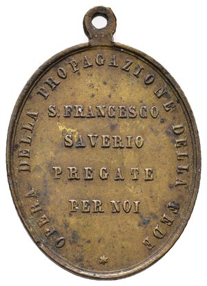 obverse: Medaglia Votiva S.Francesco Saverio