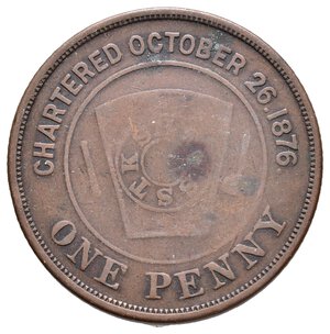reverse: u.s.a.  Gettone 1 penny Chicago