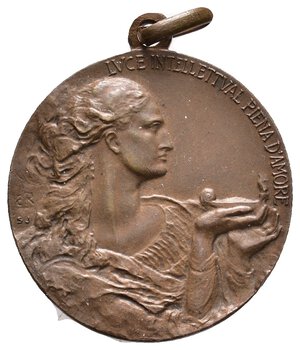 obverse: Medaglia Societa  Dante Alighieri 1925