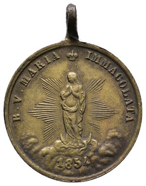 obverse: Medaglia votiva 1854