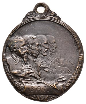obverse: Medaglia 1915 coi protagonisti del risorgimento