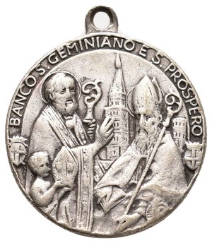 obverse: Medaglia votiva San Geminiano E San Prospero Modena