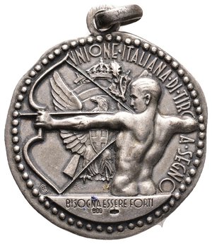 reverse: Medaglia Fascista Gara Nazionale Tiro A Segno 1936 - diam.32 mm