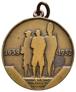reverse: Medaglia Fascista Adunata Nazionale Granatieri 1932