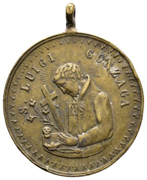 obverse: Medaglia votiva S.Giuseppe /San Luigi Gonzaga