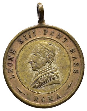 reverse: Medaglia Votiva Leone XIII - Diam.21 mm