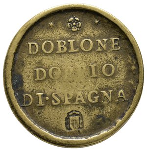 obverse: Peso Monetale Doblone doppio Spagna