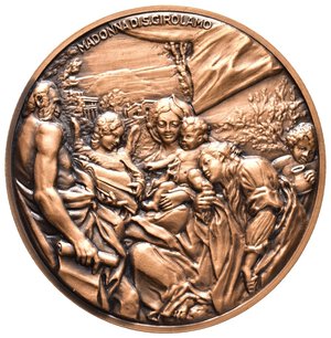 reverse: Medaglia Celebrativa del Correggio - 1978 - bronzo - diam.60 mm - Tiratura 120 esemplari