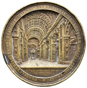 reverse: Stato Pontificio - Pio IX - Medaglia fusione in Bronzo 1869 - grosso modulo diam.80 mm