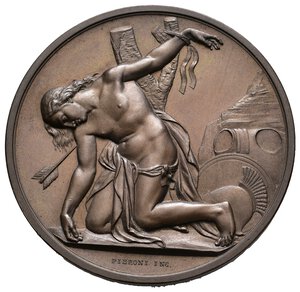 obverse: Medaglia Arciconfraternita della Misericordia 1888  - Bronzo - diam.53 mm - scatola originale