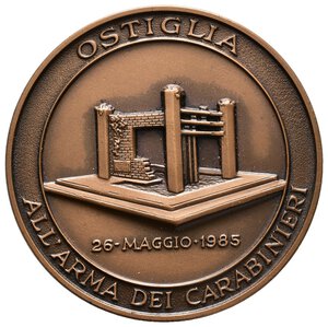 obverse: Medaglia Ostiglia (Mn) All arma dei Carabinieri - bronzo - diam.50 mm - scatola originale