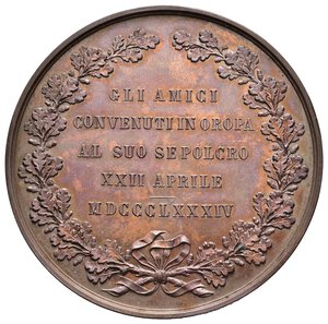 reverse: Medaglia a Quintino Sella 1884 - bronzo - diam.60 mm colpo al diritto - scatola originale