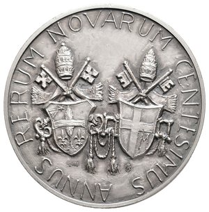 obverse: Vaticano - Giovanni Paolo II - Medaglia Ufficiale argento 1991 - diam.44 mm - 40 gr. In Scatola Originale Ipzs