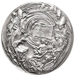 obverse: Vaticano - Giovanni Paolo II - Medaglia Ufficiale argento 1993 - diam.44 mm - 40 gr. In Scatola Originale Ipzs