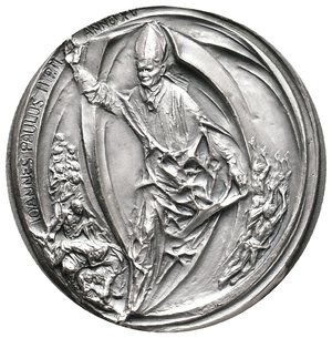 reverse: Vaticano - Giovanni Paolo II - Medaglia Ufficiale argento 1993 - diam.44 mm - 40 gr. In Scatola Originale Ipzs