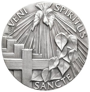 obverse: Vaticano - Giovanni Paolo II - Medaglia Ufficiale argento 1998 - diam.44 mm - 40 gr. In Scatola Originale Ipzs