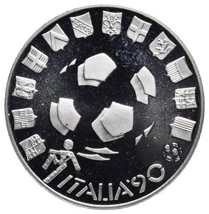 obverse: Medaglia argento Italia  90 - diam.35 mm -18 gr. In scatola originale IPZS