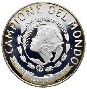 obverse: Medaglia argento Italia  90 - diam.35 mm -18 gr. In scatola originale IPZS