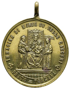 obverse: Medaglia Votiva S.Maria delle Carceri Prato 1884 - diam32 mm