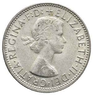 reverse: AUSTRALIA - Elisabetta II -  Florin argento 1961