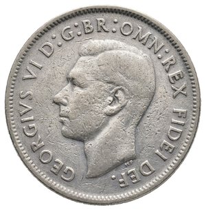 reverse: AUSTRALIA - George VI -  Florin argento 1951
