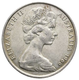 reverse: AUSTRALIA - Elisabetta II - 50 Cents argento 1966
