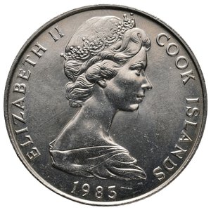 reverse: COOK ISLANDS - Elisabetta II - Dollaro 1983
