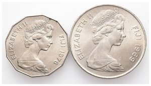 reverse: FIJI - Lotto 2 monete